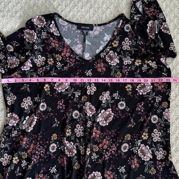 Bundle of 2 Tunic Tops Karen Kane/Susan Graver Size 1X Floral Fall Casual Travel - Picture 9 of 16